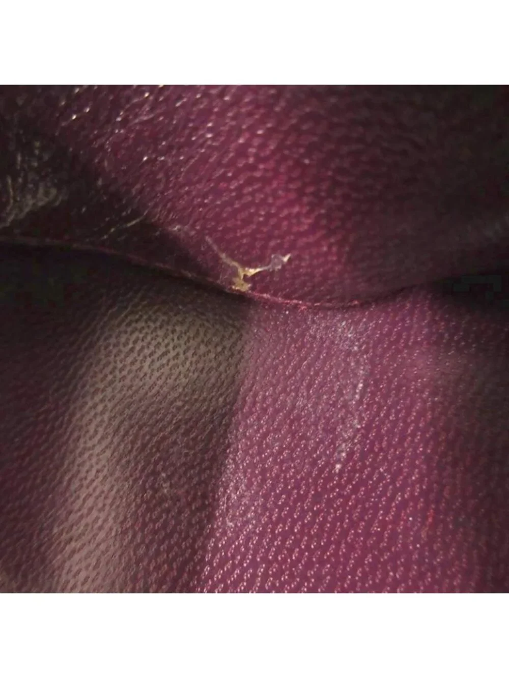 Louis Vuitton Wedge Sole Sandals Monogram Leather 36.5 Purple - Picture 8 of 8